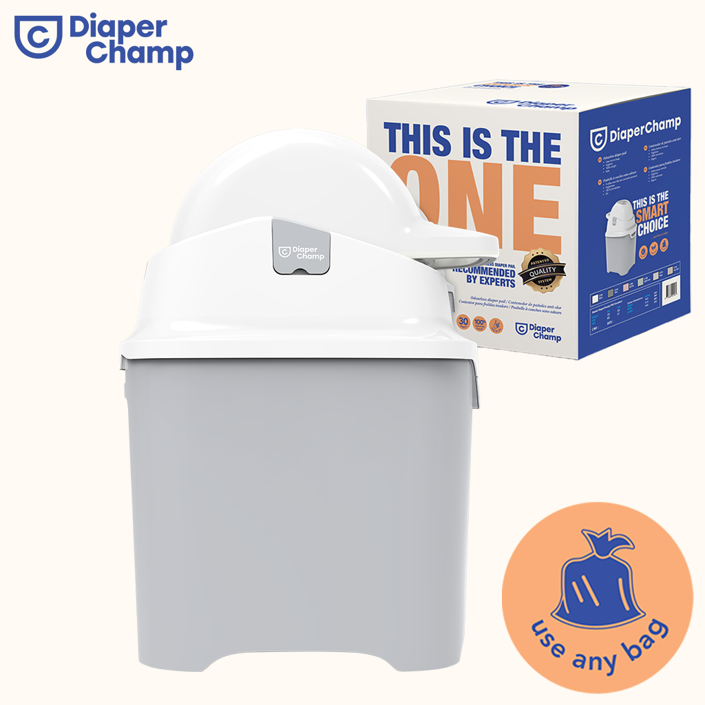 DiaperChamp ONE Standaard - Silver