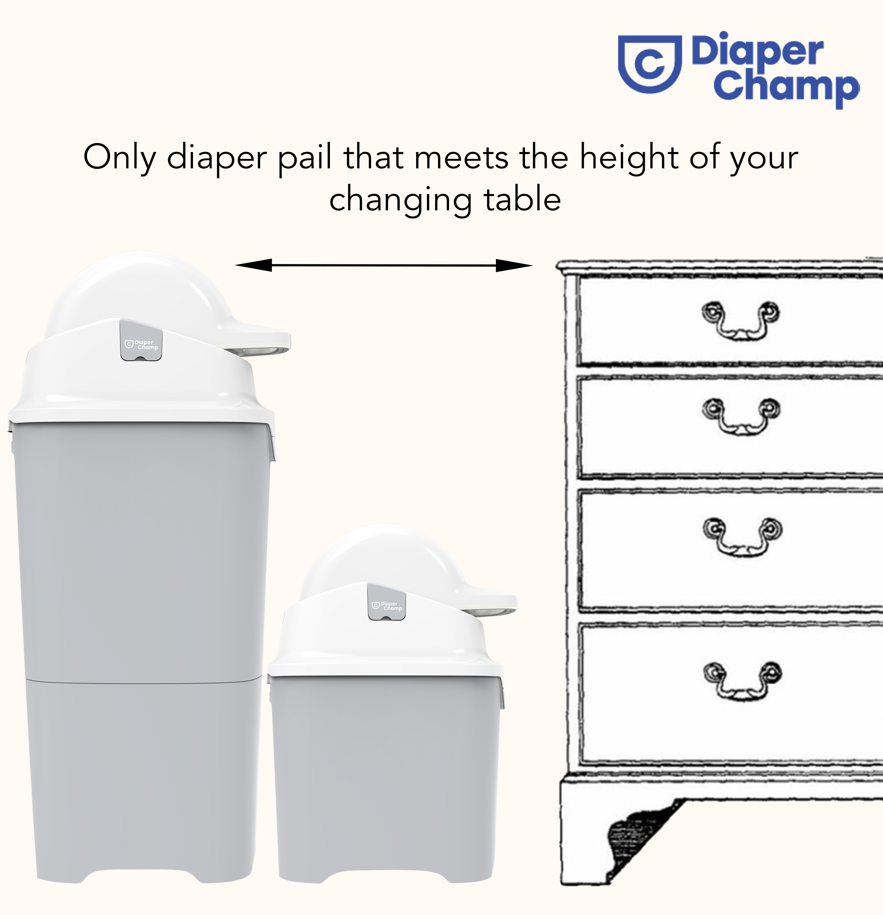 DiaperChamp One Standard - Clay Sand