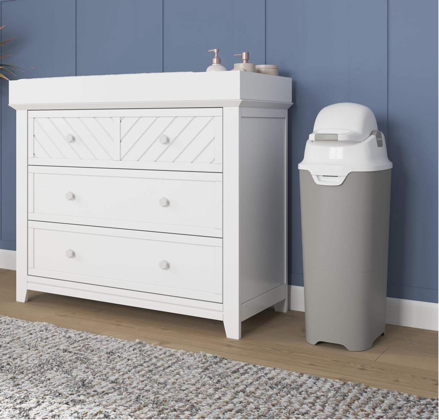 DiaperChamp ONE Upgrade Set (ALLEEN EMMER) - Silver