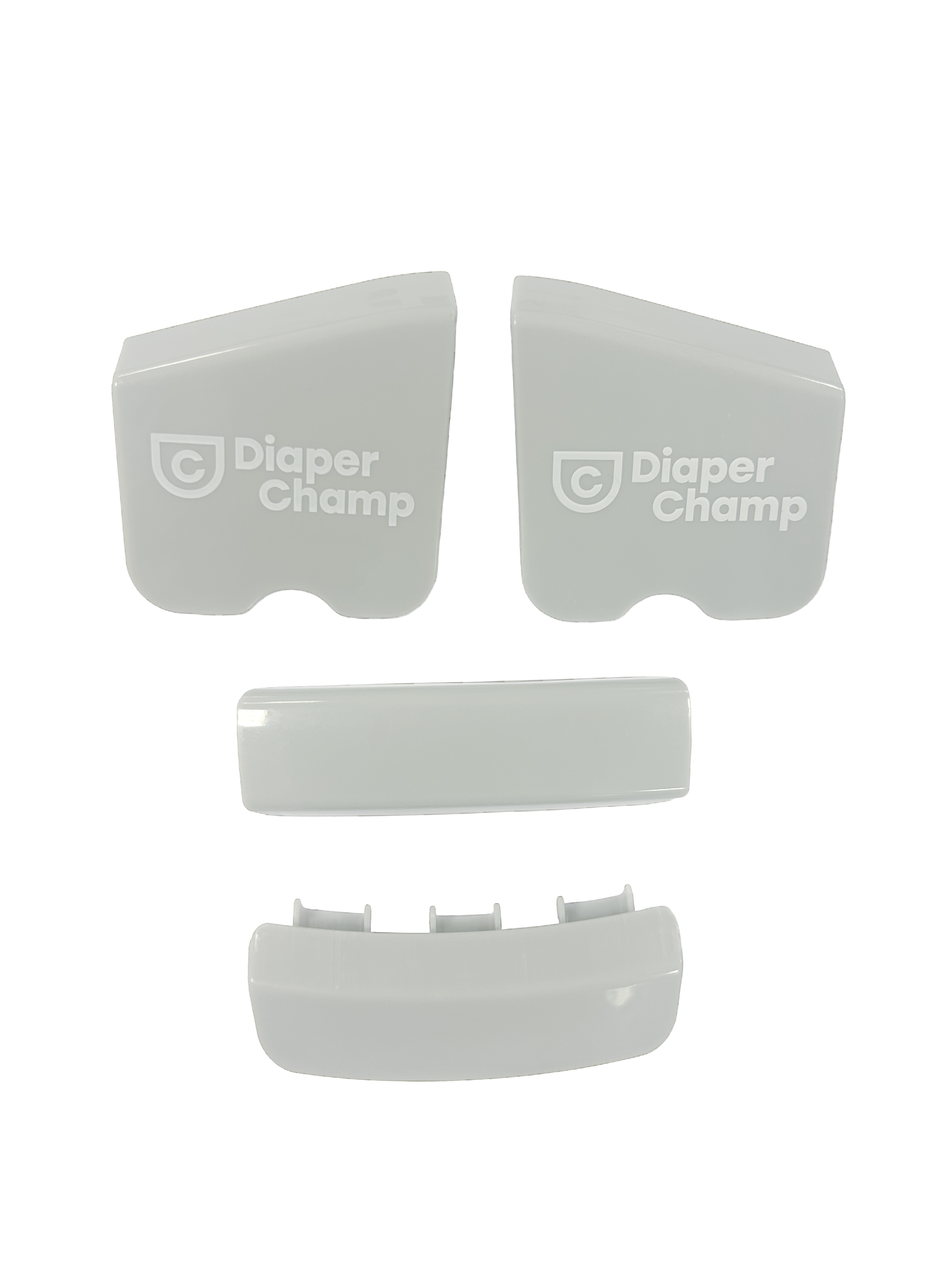 Complete set knoppen DiaperChamp ONE Silver (aanvulling op Upgrade Set Silver)