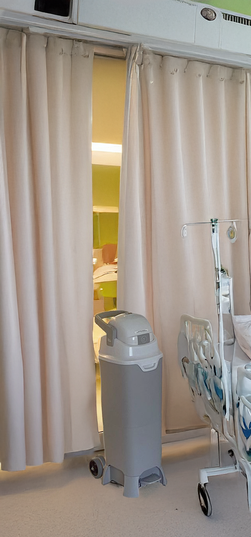 DiaperChamp ONE Maxi Handsfree - Silver