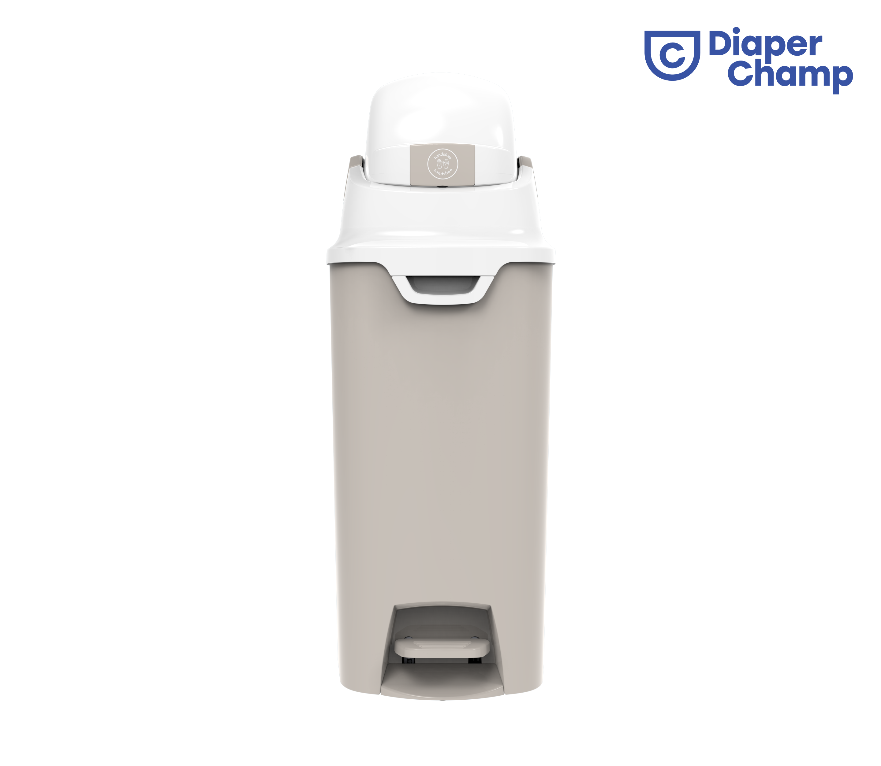 DiaperChamp ONE Handsfree Medium - Clay Sand (incl. 10 ECO BAGS for free)