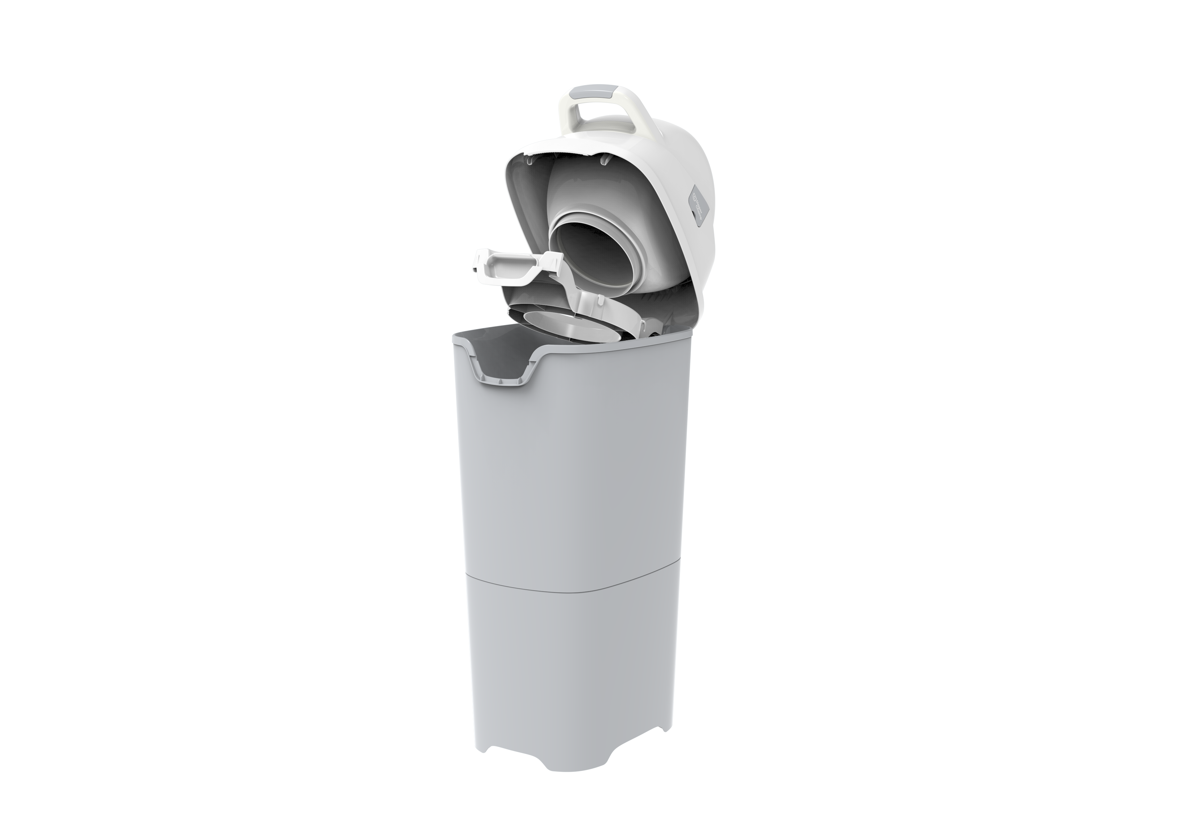 DiaperChamp ONE Upgrade Set (PAIL ONLY) - White