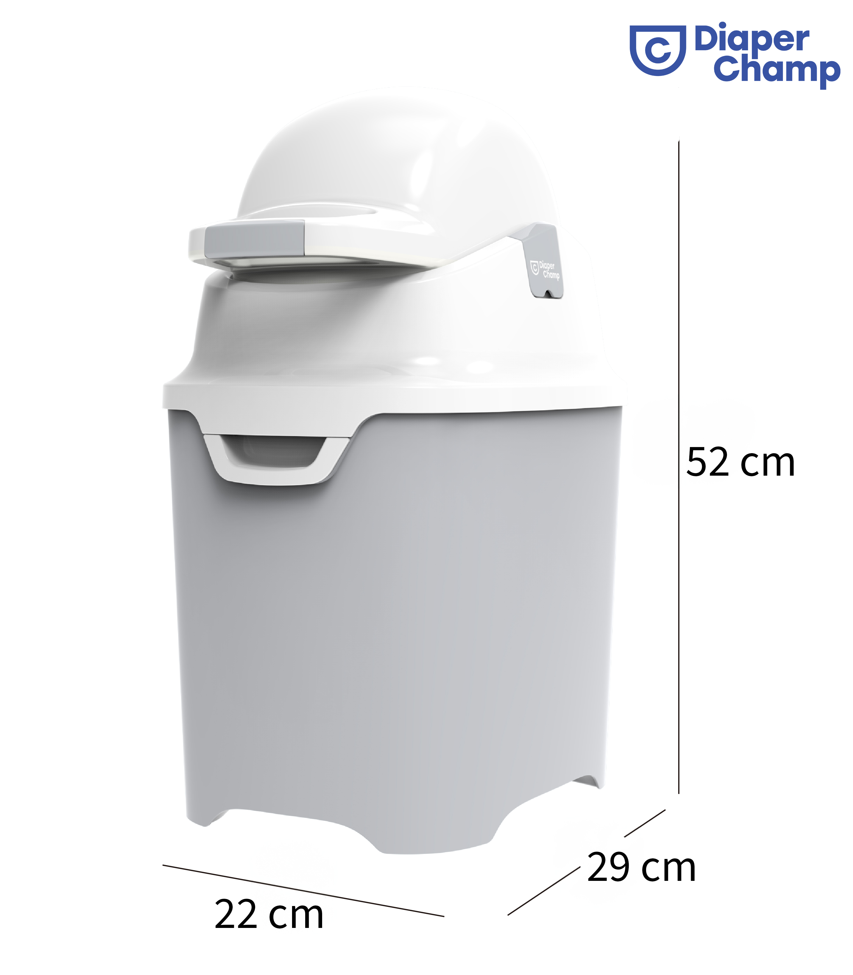 DiaperChamp ONE Standaard - Silver