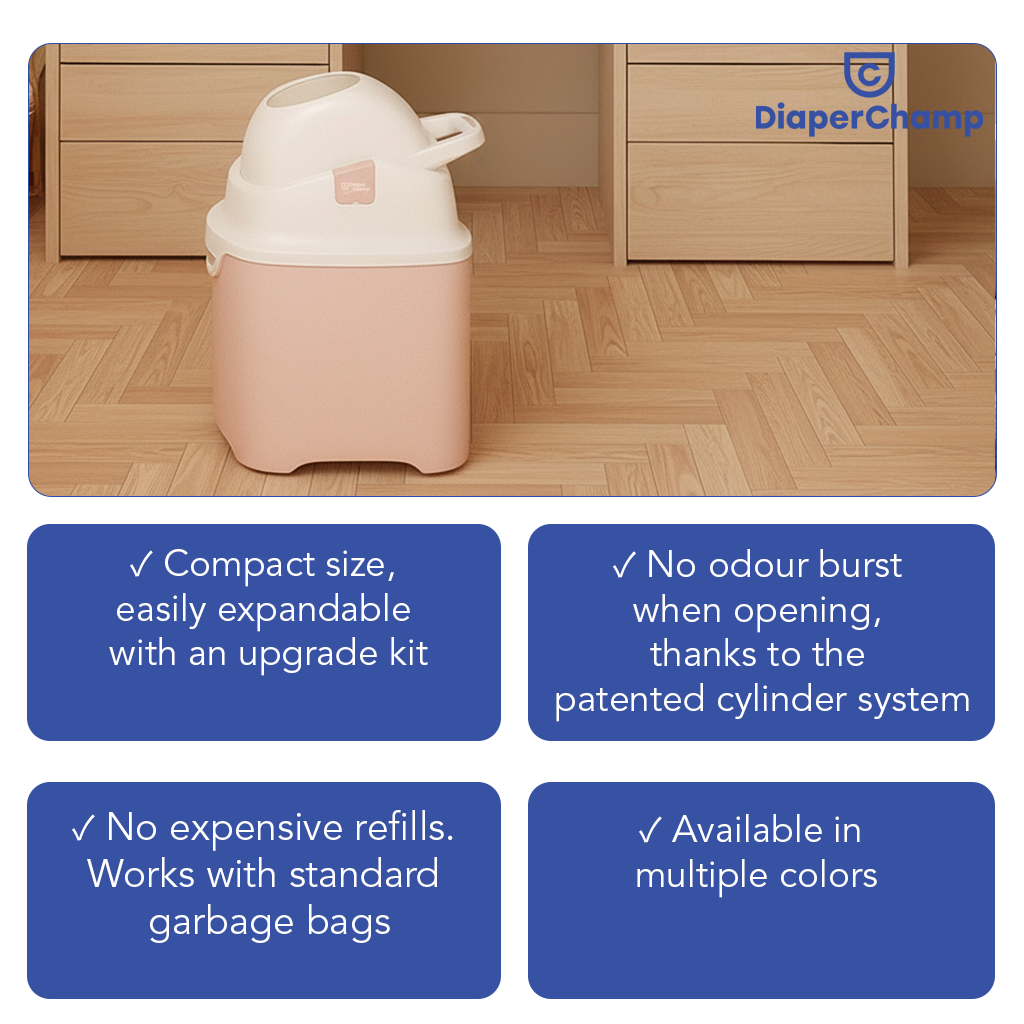 DiaperChamp ONE Standaard - Old Pink