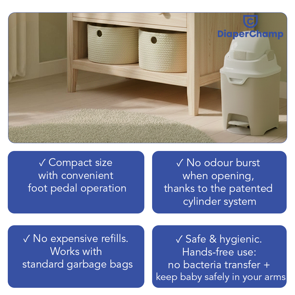 DiaperChamp ONE Handsfree Standard - Clay Sand
