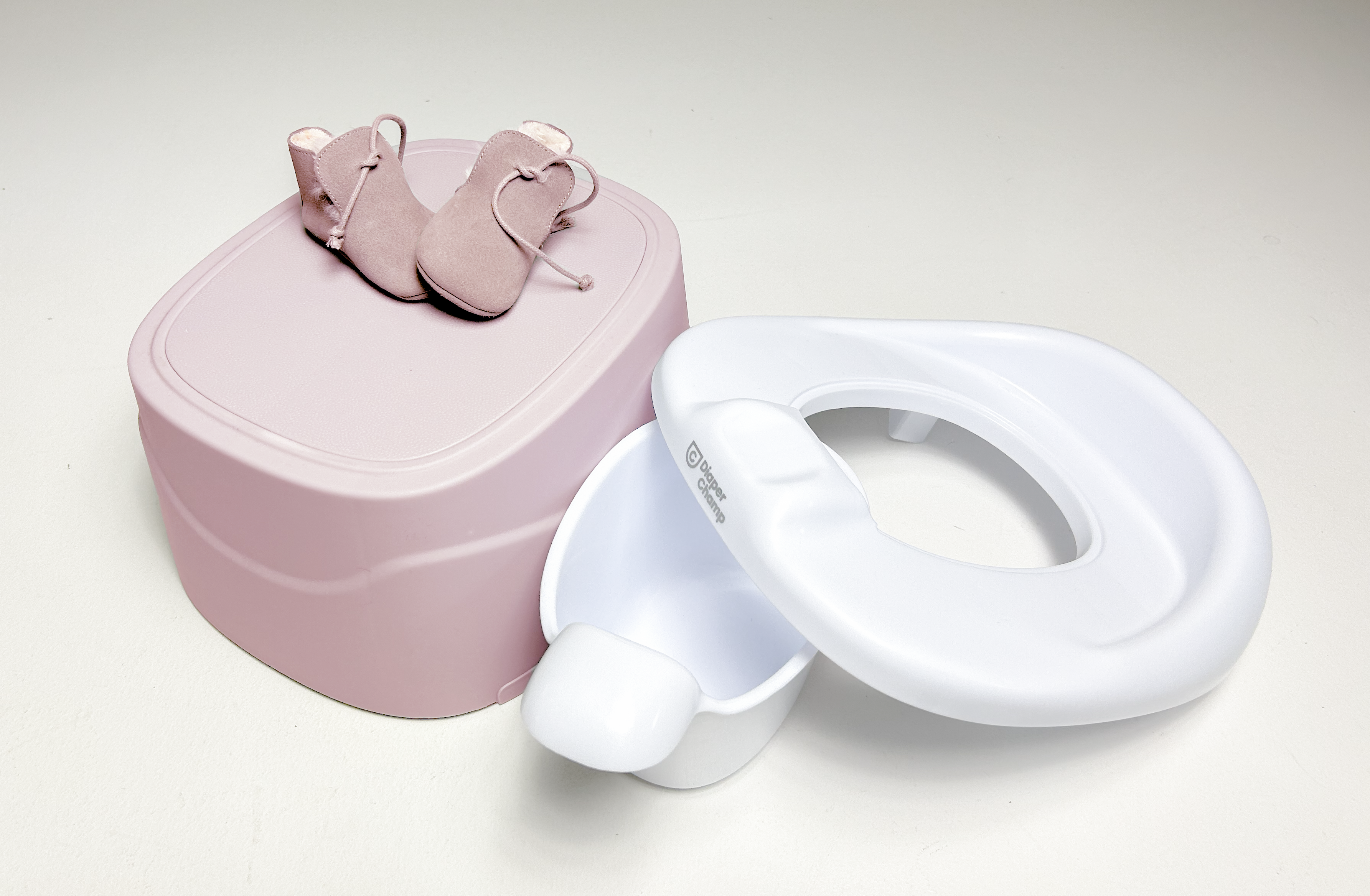 DiaperChamp 3-in-1 Potty - Old Pink