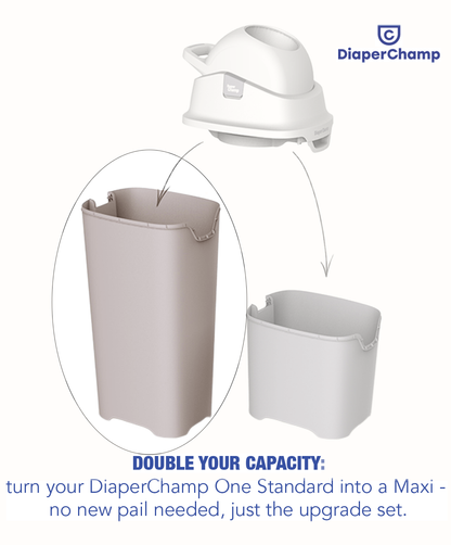 DiaperChamp ONE Upgrade Set (PAIL ONLY) - Clay Sand
