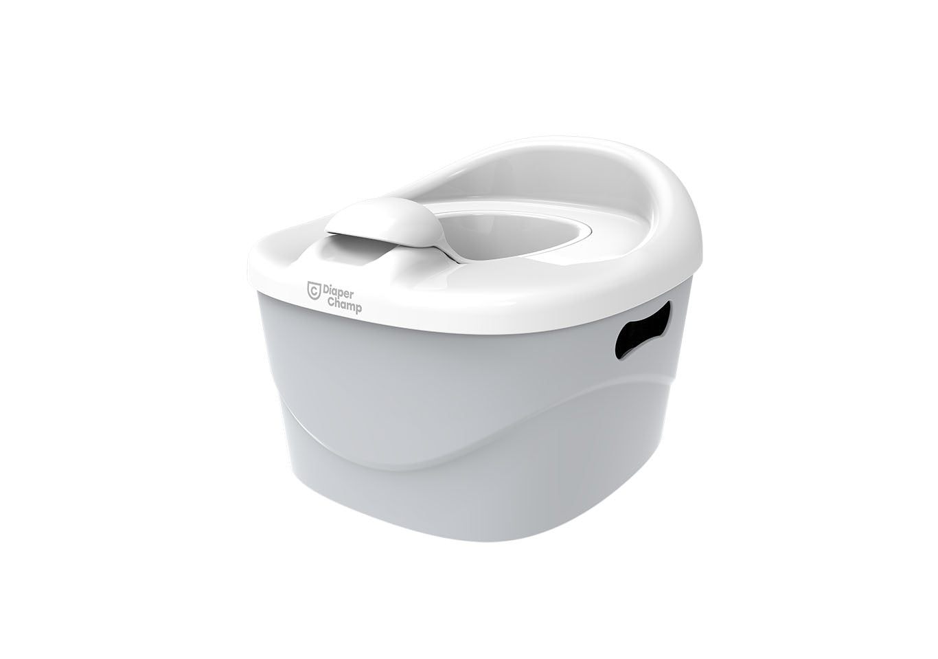 DiaperChamp 3-in-1 Potty - Silver