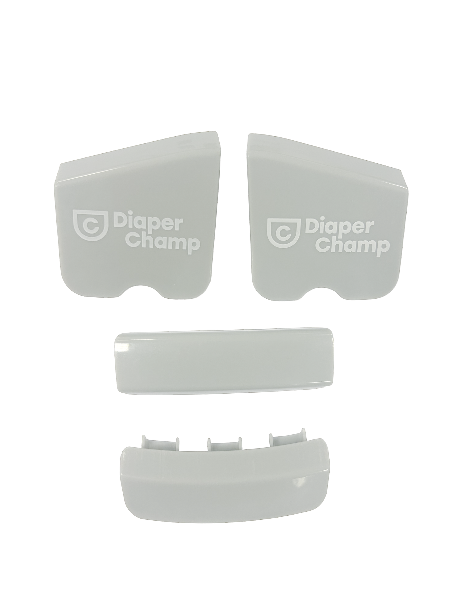 Complete set knoppen DiaperChamp ONE Silver (aanvulling op Upgrade Set Silver)