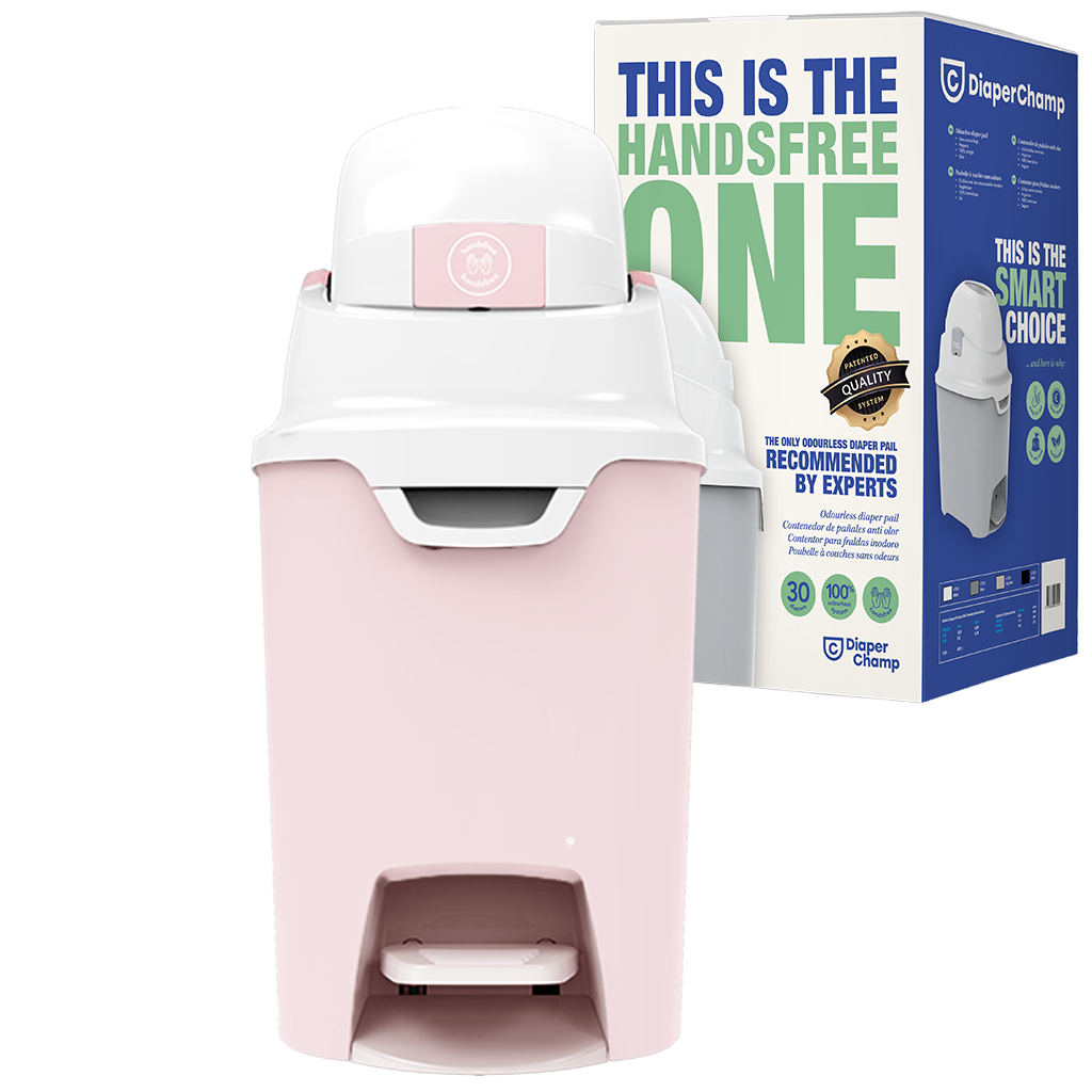 DiaperChamp ONE Handsfree Standard - Old Pink