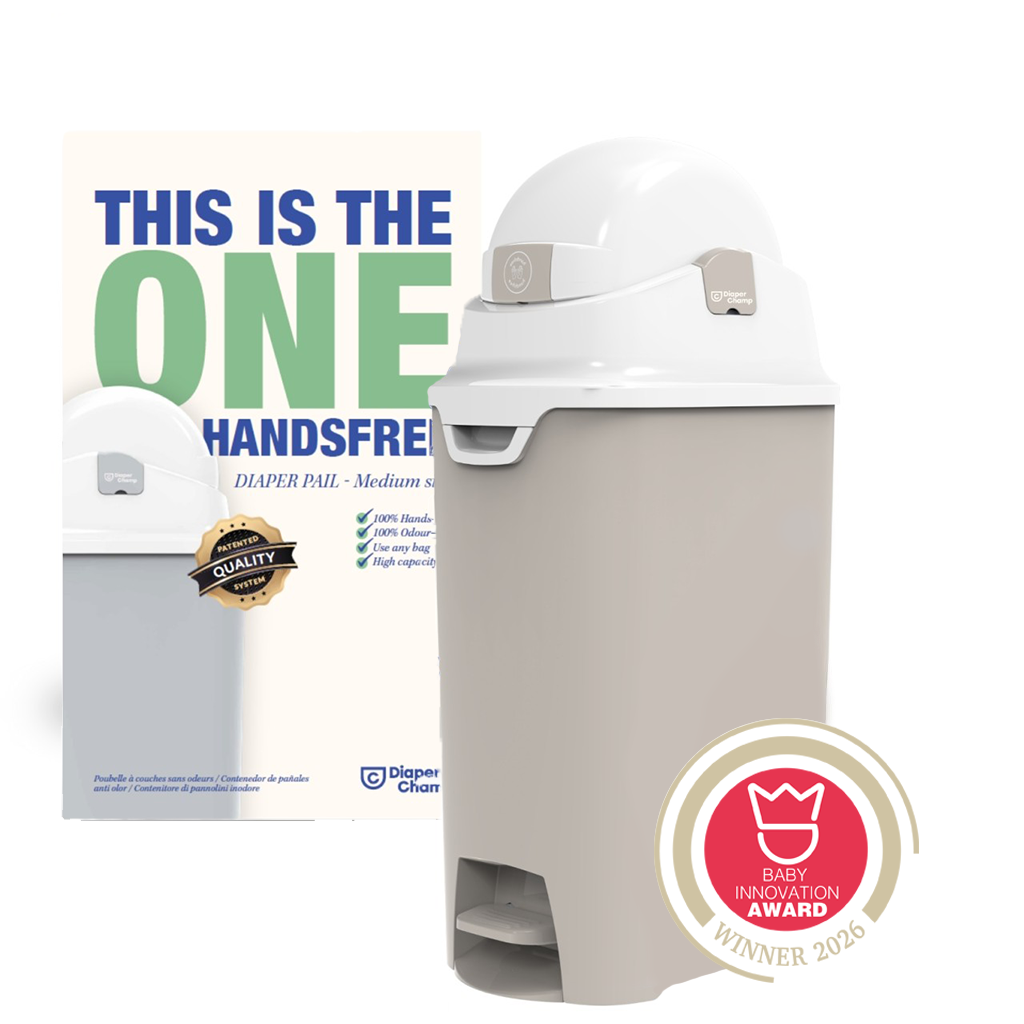 DiaperChamp ONE Handsfree Medium - Clay Sand (incl. 10 gratis ECO-zakken)