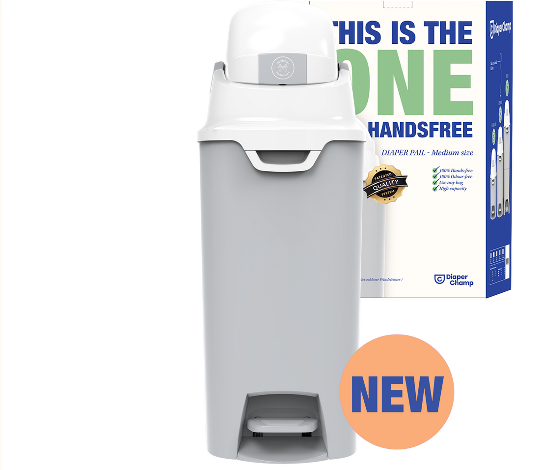 DiaperChamp ONE Handsfree Medium - Silver