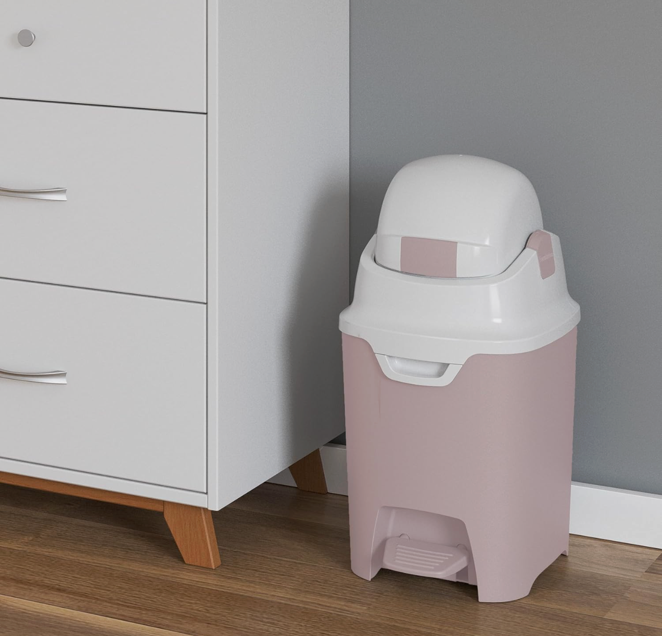 DiaperChamp ONE Handsfree Standard - Old Pink