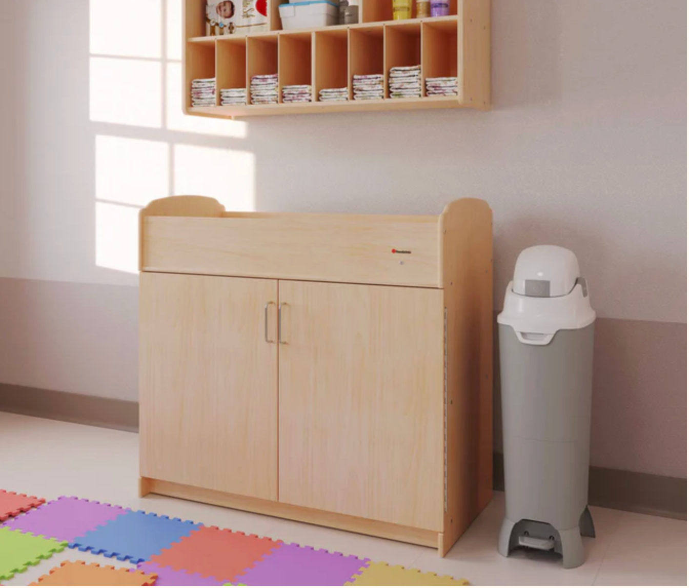 DiaperChamp ONE Maxi Handsfree - Silver