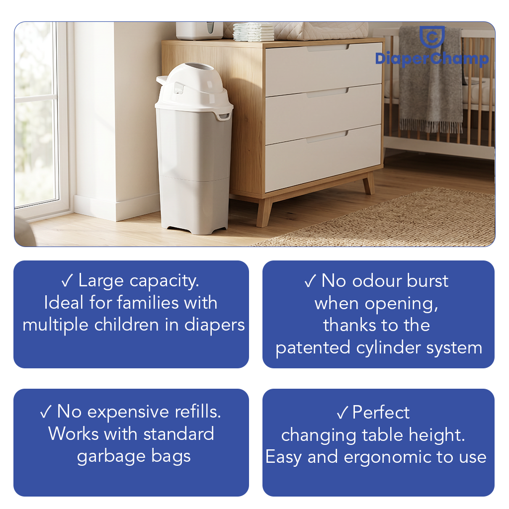 DiaperChamp ONE Maxi - Silver