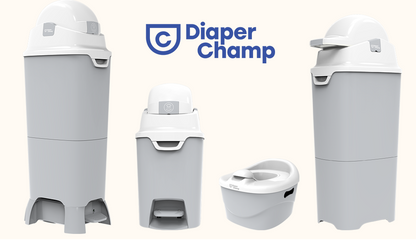DiaperChamp ONE Maxi Handsfree Plus - Silver