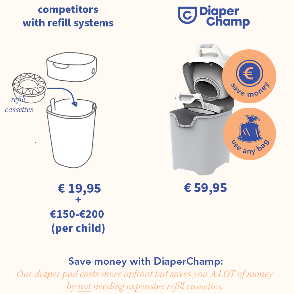 DiaperChamp ONE Handsfree - Clay