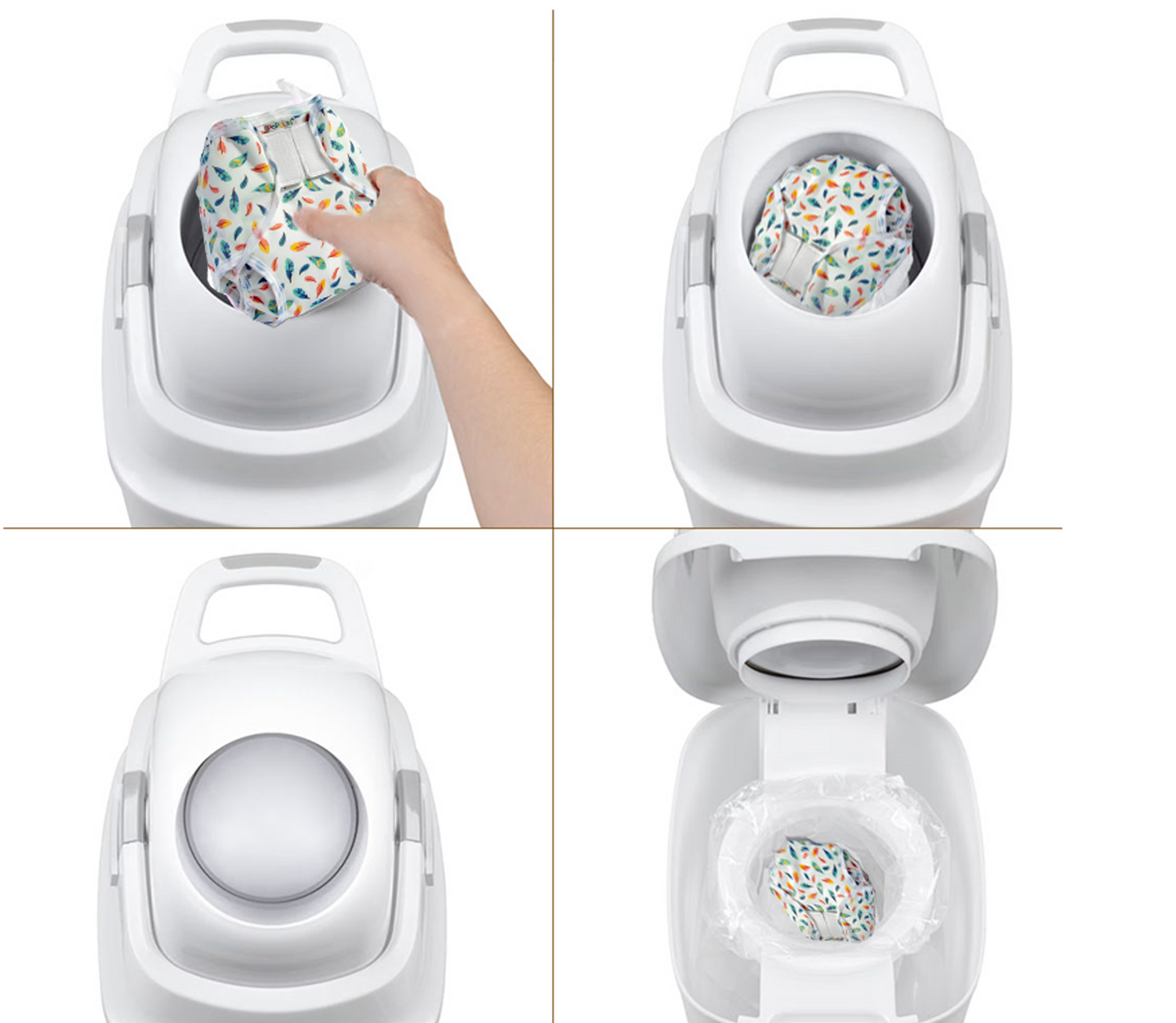 DiaperChamp ONE Laundry Bag Set (2 bags) - 70cm